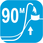 Иконка высота напора 90м